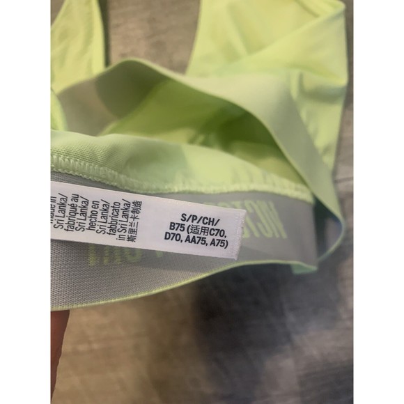 Victoria's Secret Sport Yellow Logo SMALL Sport Bra VS - Picture 6 of 9